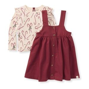 Burt's Bees Baby Candy Cane Dress